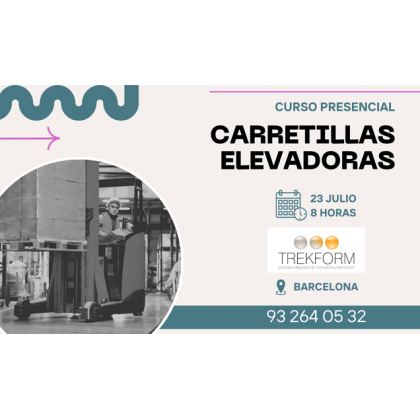 CURSO CARRETILLAS ELEVADORAS EN 1 DIA BARCELONA