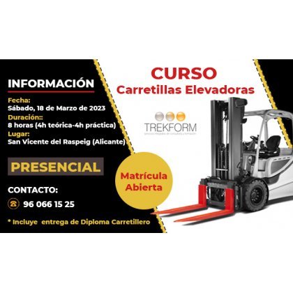 FORMACIÓN CURSO CARRETILLERO EN ALICANTE