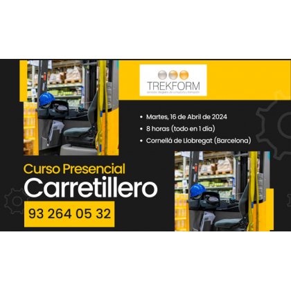 CURSO CARRETILLAS ELEVADORAS EN EL BAIX LLOBREGAT