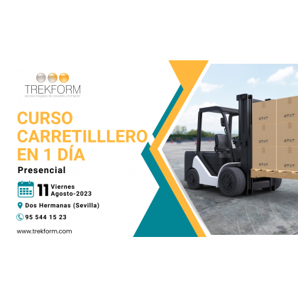 CURSO CARRETILLERO EN 1 DÍA-DOS HERMANAS(SEVILLA)