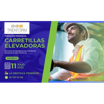 FÓRMATE CON EL CURSO DE CARRETILLERO EN TENERIFE