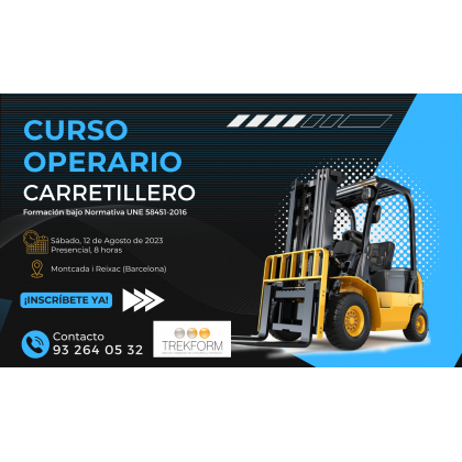 FÓRMATE CON EL CURSO DE CARRETILLERO EN BARCELONA