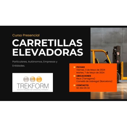 CURSO DE CARRETILLAS ELEVADORAS – TODO EN 1 DÍA