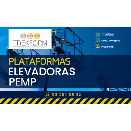 CURSO PLATAFORMAS ELEVADORAS PEMP EN REUS