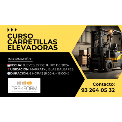 CURSO DE CARRETILLAS ELEVADORAS EN ISLAS BALEARES