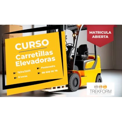 CURSO CARRETILLAS ELEVADORAS EN PONTEVEDRA 2023