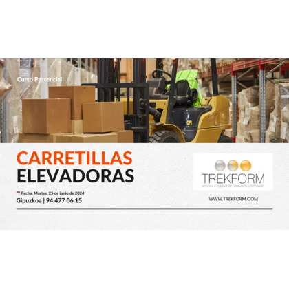 CURSO CARRETILLAS ELEVADORAS EN GIPUZKOA