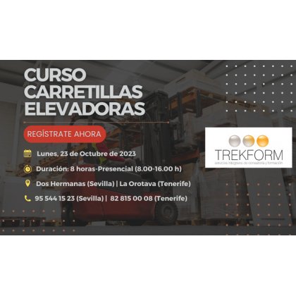 CURSO DE CARRETILLERO EN SEVILLA Y TENERIFE