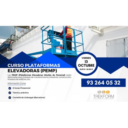 CURSO PLATAFORMAS ELEVADORAS EN BAIX LLOBREGAT
