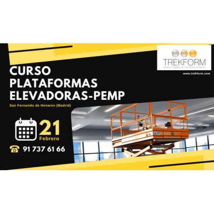 CURSO PLATAFORMAS ELEVADORAS PEMP-MADRID (21/02)