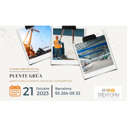 CURSO PRL PUENTE GRÚA EN MONTCADA I REIXAC