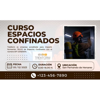 CURSO TELCO DE ESPACIOS CONFINADOS EN MADRID