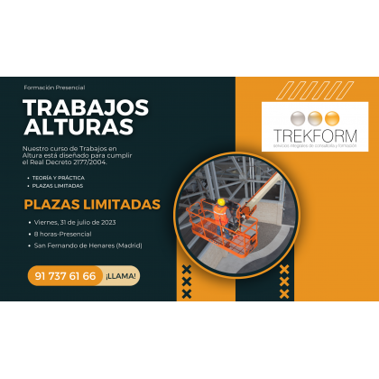 FORMACIÓN CURSO TRABAJOS EN ALTURA EN MADRID