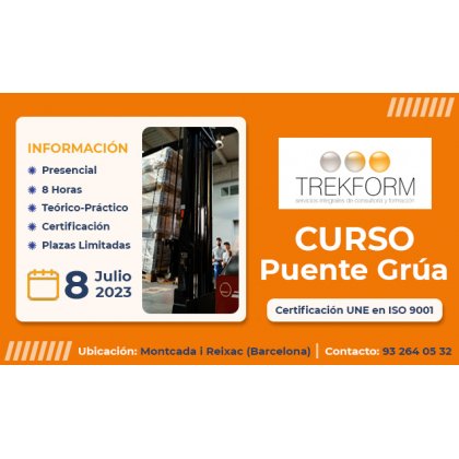 FORMACIÓN PUENTE GRÚA MONTCADA I REIXAC-BARCELONA