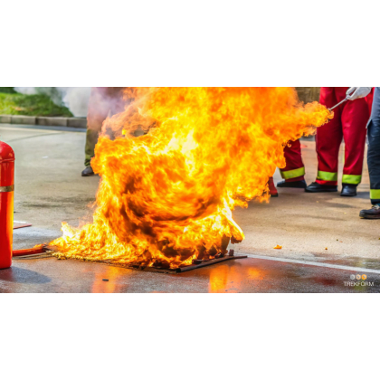 Curso de lucha contra incendios en Alcalá de Henares (Madrid)