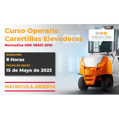 CURSO DE CARRETILLERO EN LA ISLA DE TENERIFE-2023