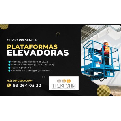 CURSO PLATAFORMAS ELEVADORAS (PEMP) – BARCELONA
