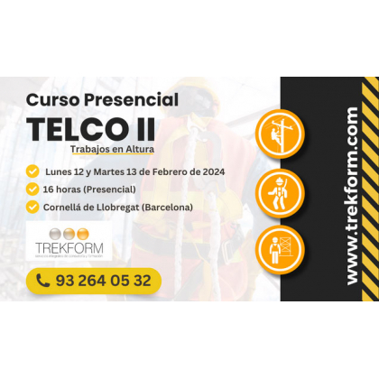 CURSO TELCO II – TRABAJOS ALTURA BAIX LLOBREGAT