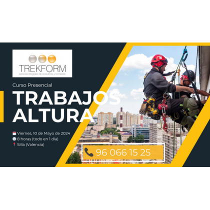 CURSO DE TRABAJOS ALTURA EN SILLA (VALENCIA)