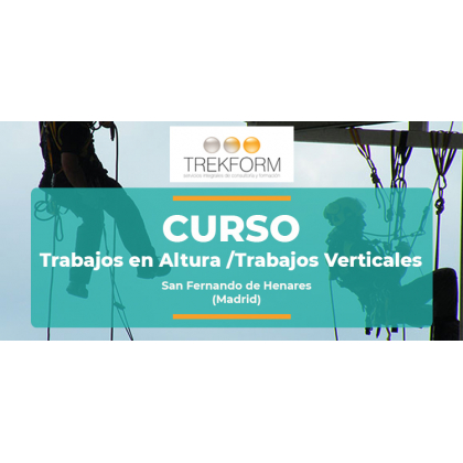 CURSO DE TRABAJOS EN ALTURA Y VERTICALES EN MADRID