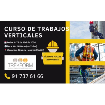 CURSO DE TRABAJOS VERTICALES: TREKFORM TE PREPARA