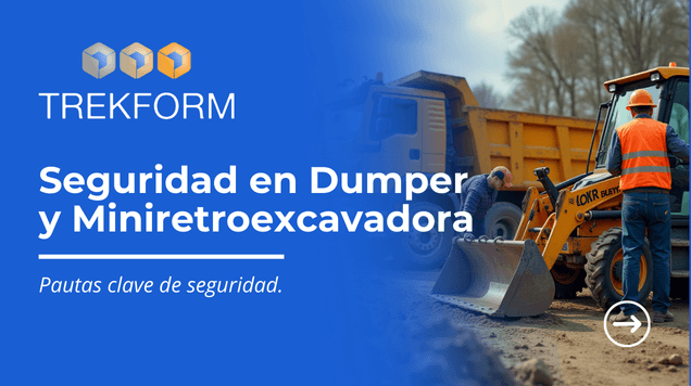 Seguridad en dumper y miniretroexcavadoras