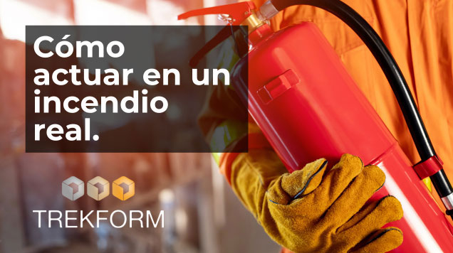 Cómo actuar en un incendio real