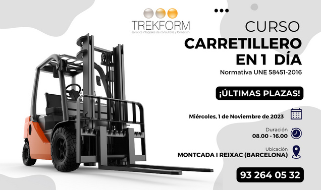 CURSO CARRETILLERO EN 1 DÍA – MONTCADA I REIXAC