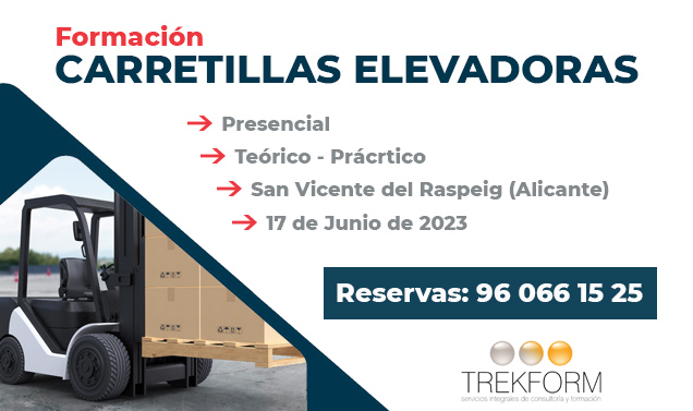 CURSO OPERARIO CARRETILLAS ELEVADORAS EN ALICANTE