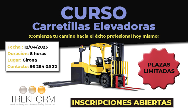 CURSO COMPLETO DE CARRETILLAS ELEVADORAS GIRONA