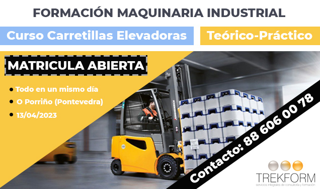 CURSO DE CARRETILLERO EN ABRIL-PONTEVEDRA (2023)