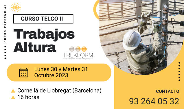 CURSO TELCO II – TRABAJOS ALTURA BARCELONA