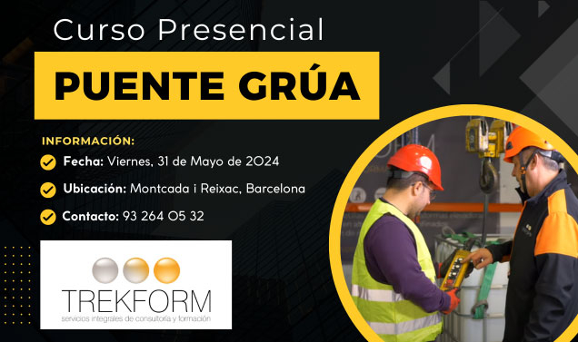 CURSO OPERARIO PUENTE GRÚA EN MONTCADA I REIXAC