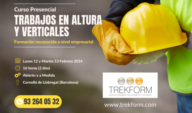 CURSO TRABAJOS ALTURA Y VERTICALES BAIX LLOBREGAT