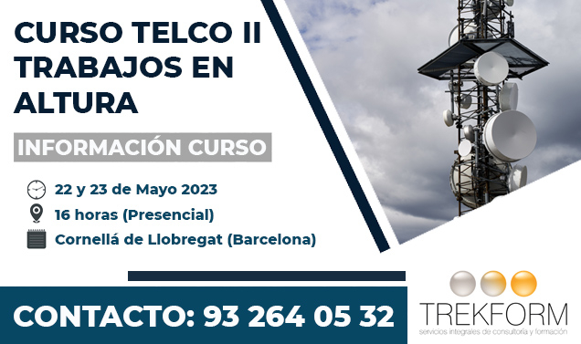 CURSO TELCO II – TRABAJOS EN ALTURA BARCELONA