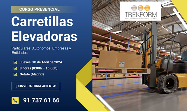 CURSO CARRETILLAS ELEVADORAS EN MADRID-GETAFE