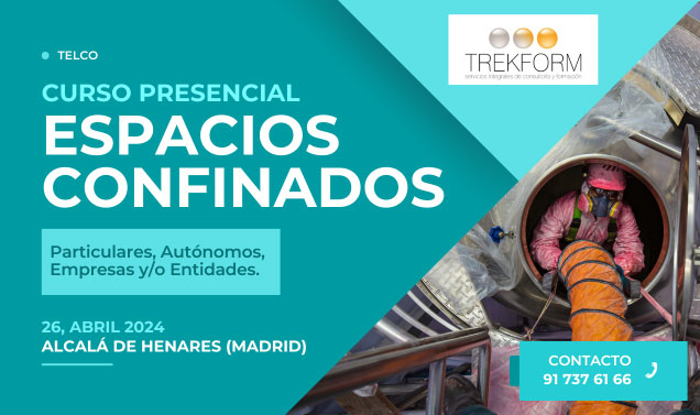 ¡Última Oportunidad, Curso Espacios Confinados!