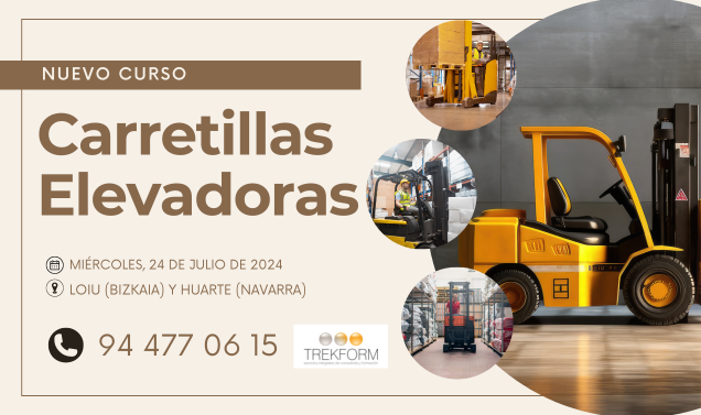 CURSO DE CARRETILLAS ELEVADORAS EN EUSKADI