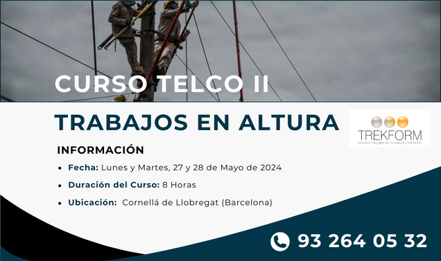 CURSO EN BAIX LLOBREGAT TRABAJOS ALTURA TELCO II
