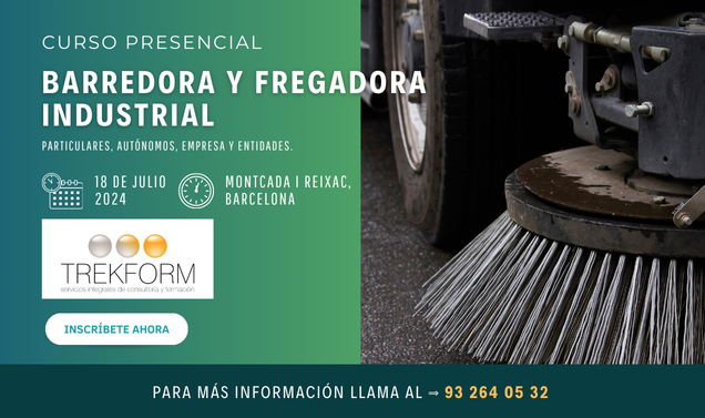 CURSO BARREDORA Y FREGADORA EN MONTCADA I REIXAC