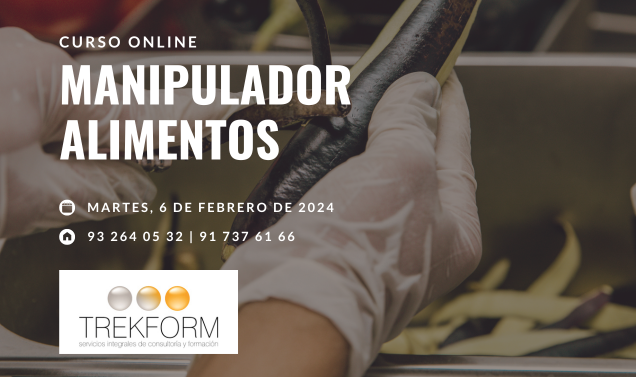 CURSO MANIPULADOR ALIMENTOS – 6 DE FEBRERO 2024