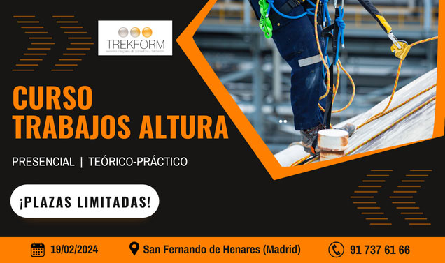 CURSO TRABAJOS EN ALTURAS TEÓRICO-PRÁCTICO MADRID