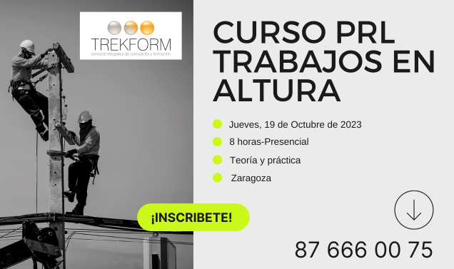 CURSO PRL TRABAJOS EN ALTURAS (ZARAGOZA)