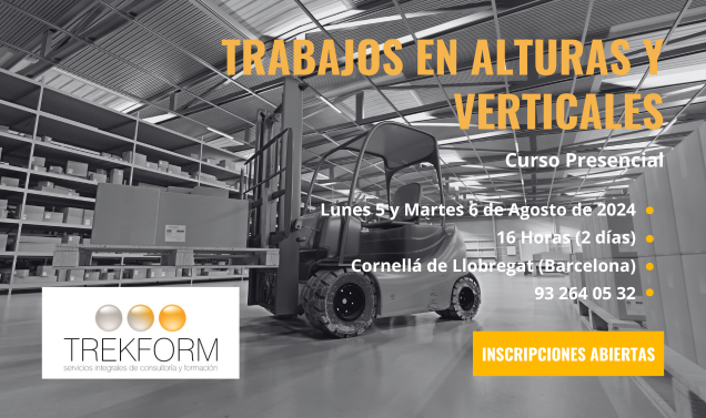 CURSO DE TRABAJOS ALTURA Y VERTICALES BARCELONA