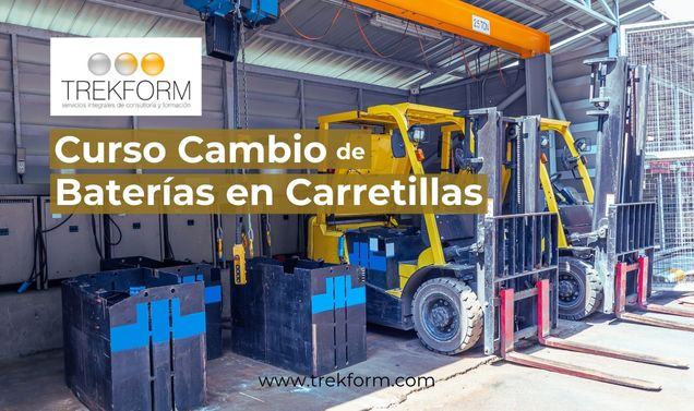 Curso Cambio Seguro de Baterías en Carretillas