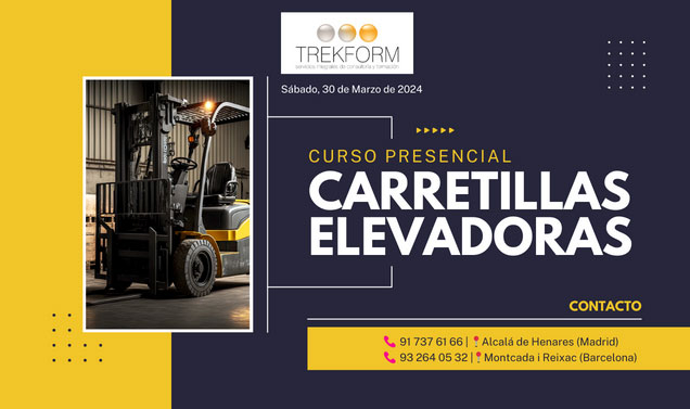 CURSO CARRETILLERO EN 1 DÍA ( MADRID Y BARCELONA)