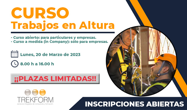 CURSO DE TRABAJOS EN ALTURA SEVILLA-MARZO 2023