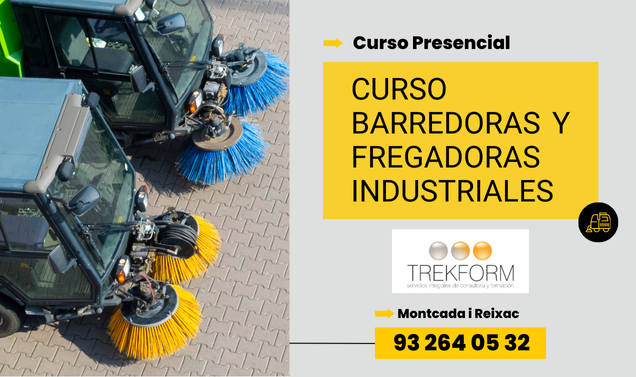 CURSO BARREDORA Y FREGADORA INDUSTRIAL-BARCELONA