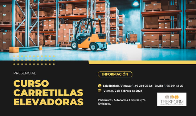 CURSOS DE CARRETILLERO EN BIZKAIA Y SEVILLA