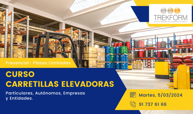 CURSO CARRETILLAS ELEVADORAS EN ALCALÁ DE HENARES